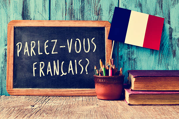 Students learning French in our interactive classroom